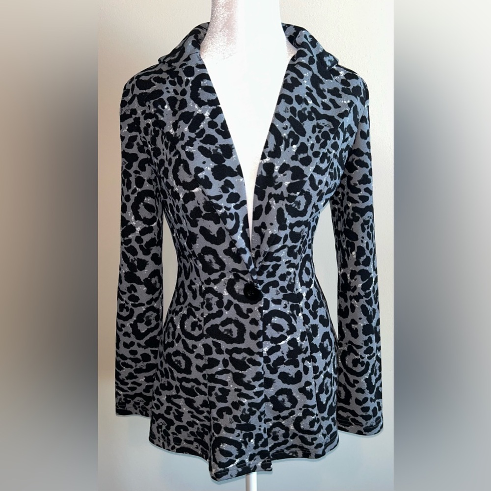 Women’s Leopard Print Blazer